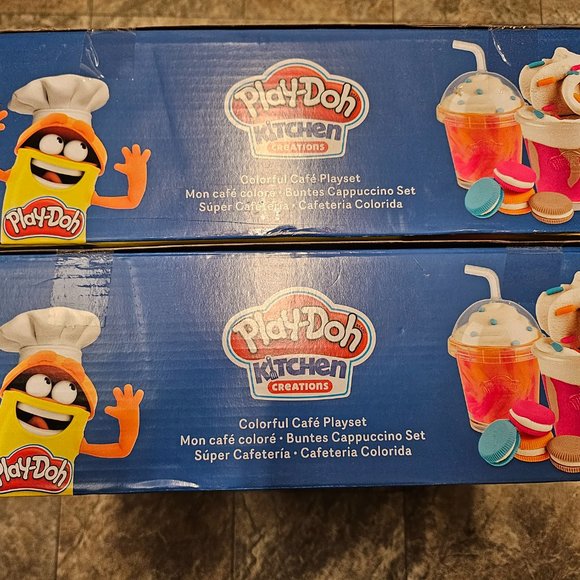 COPY - 2 BUNDLE*Play-Doh Kitchen Creations Colorful Cafe Playset with 5 Modelin… - Picture 3 of 11